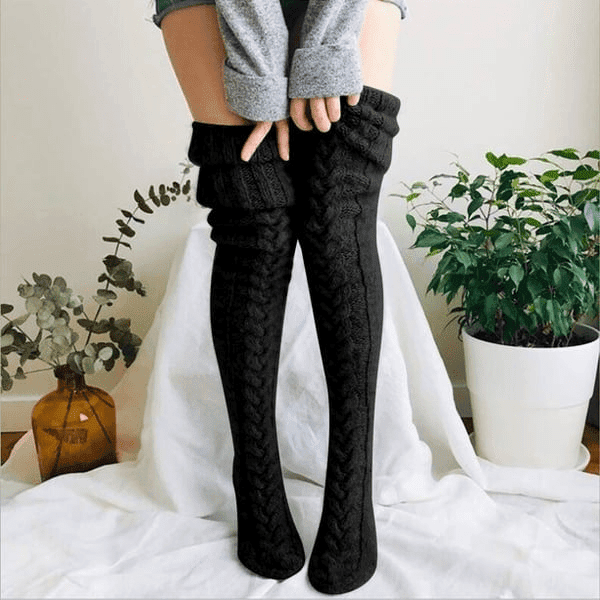 Women's Long Thigh-high Socks Knitted