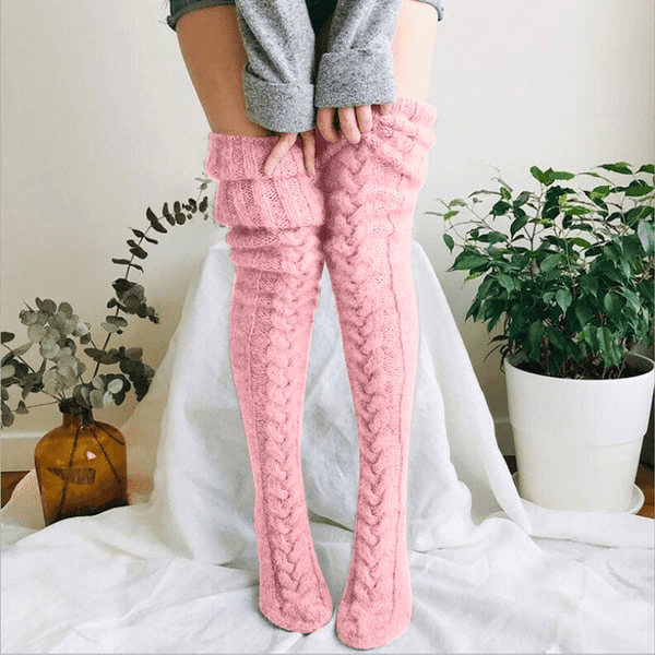 Women's Long Thigh-high Socks Knitted