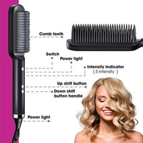 Negative Ion Hair Straightener Styling Combs