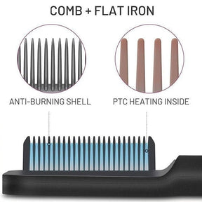 Negative Ion Hair Straightener Styling Combs