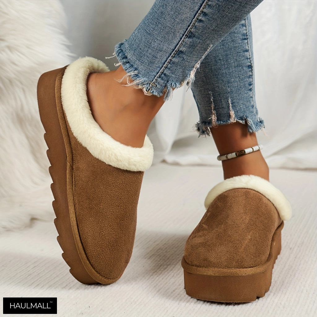 Cozy Solid Color Home Slippers