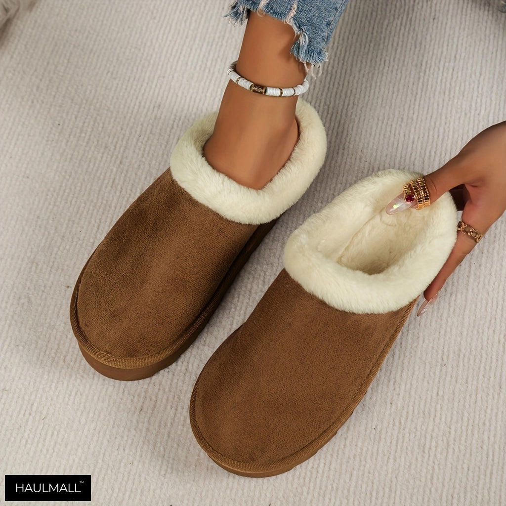 Cozy Solid Color Home Slippers