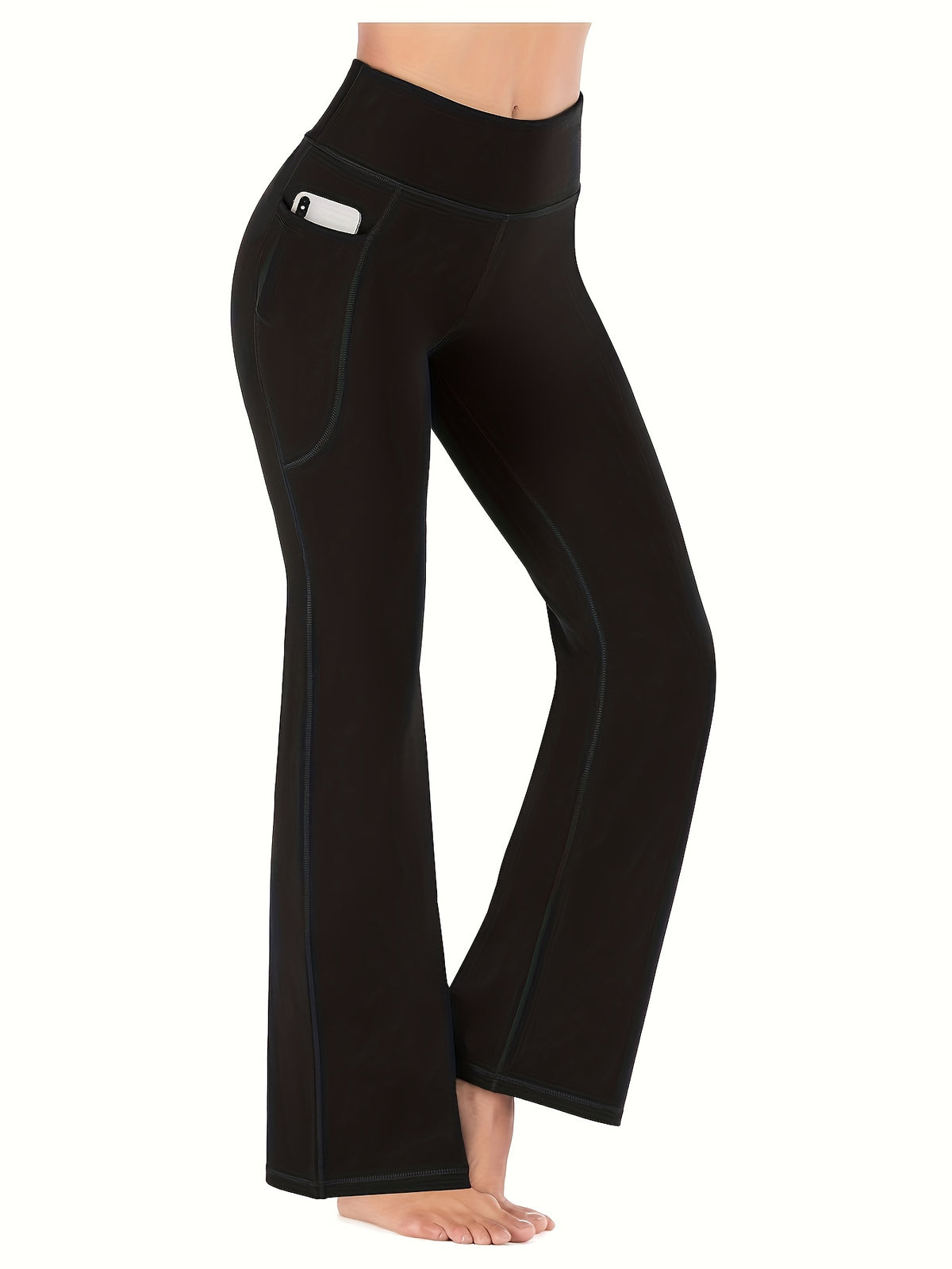 Women's Flare Leggings With Pockets